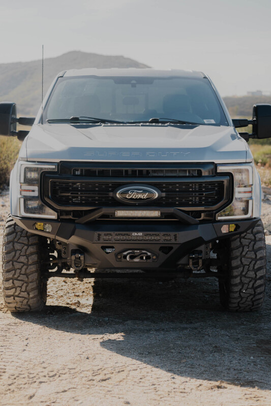 Ford Super Duty F-250 Front Bumper - DV8 Offroad - Spec Series - Black - `17-`22